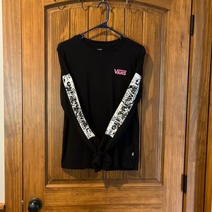 Black Vans long sleeve